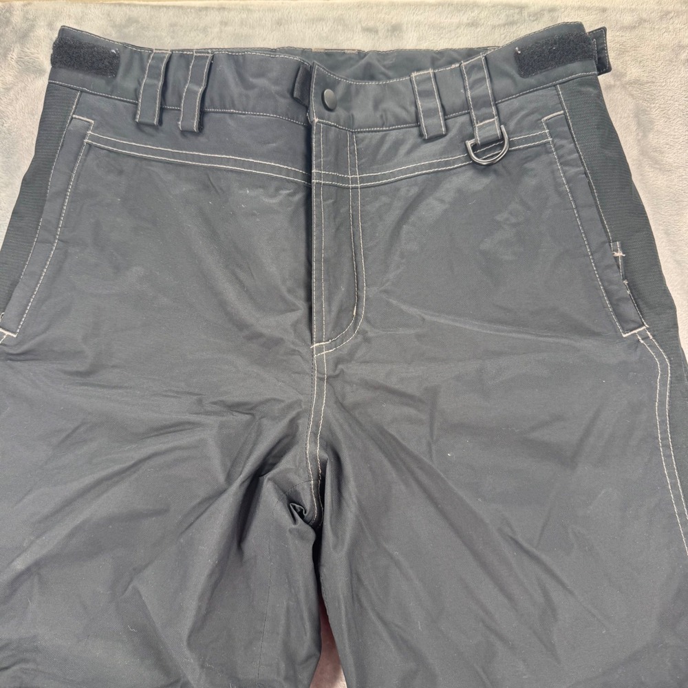 LL Bean Kids Ski Snow Pants Black Size 14 Waterproof Insulated Thinsulate